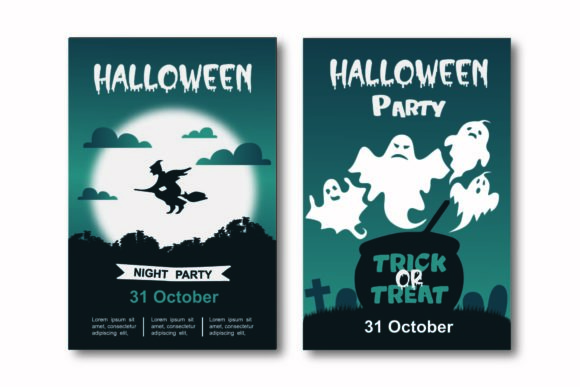 Download Halloween Flyer Template Illustration - Premium Bundle