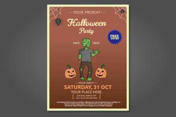 Download Halloween Flyer Template Design - Premium Resources