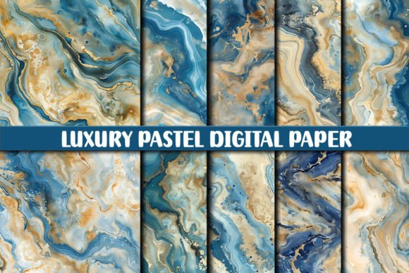 Download Luxury Pastel Digital Paper Background - Premium Resources